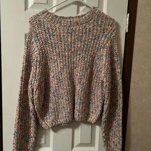 Multicolor Knit Women's Sweater